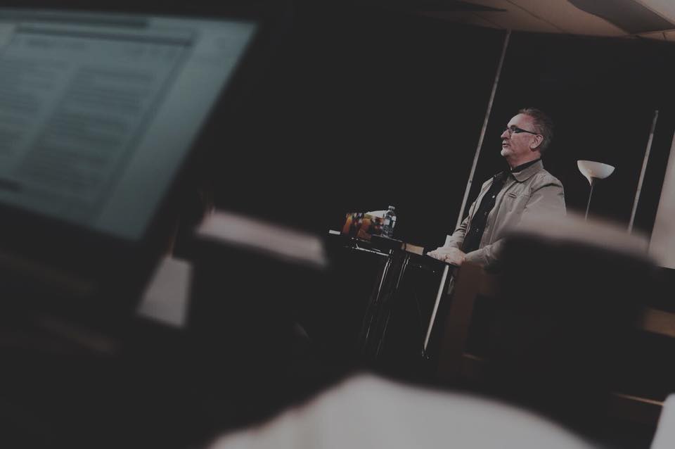 Brian Thomson preaching